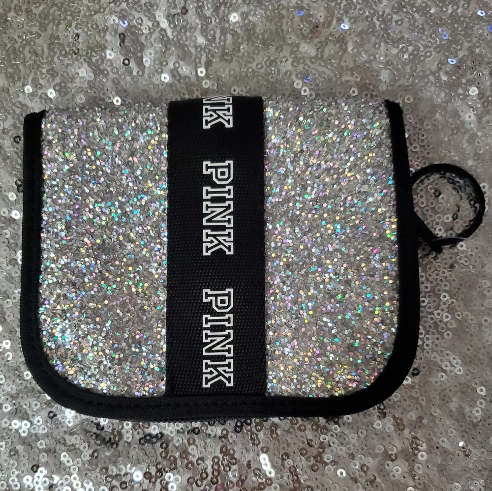 PINK Glitter Wallet